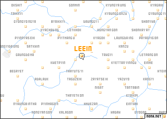 map of Le-ein