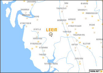 map of Le-ein