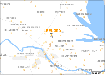 map of Leeland