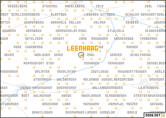 map of Leenhaag