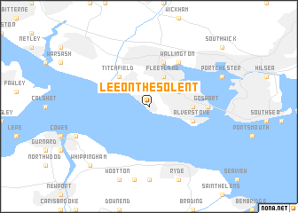 map of Lee-on-the-Solent
