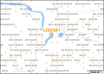 map of Leerort