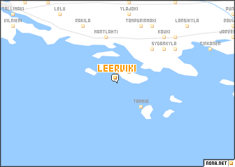 map of Leerviki