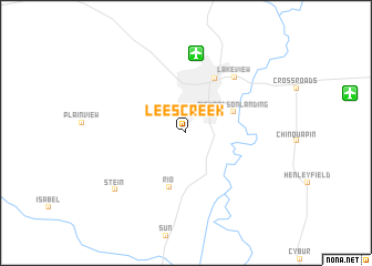 map of Lees Creek