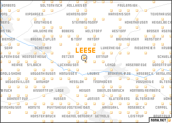 map of Leese