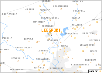 map of Leesport