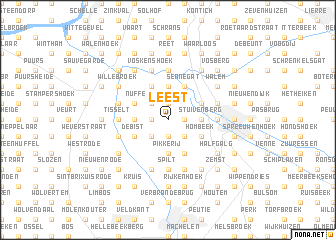 map of Leest