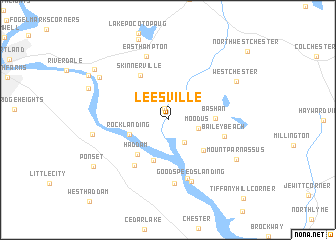 map of Leesville