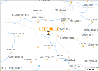 map of Leesville