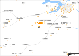 map of Leesville