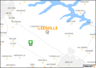 map of Leesville