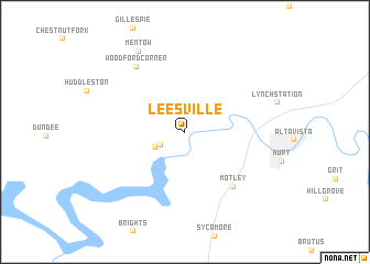 map of Leesville
