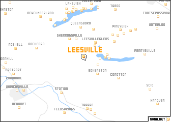 map of Leesville