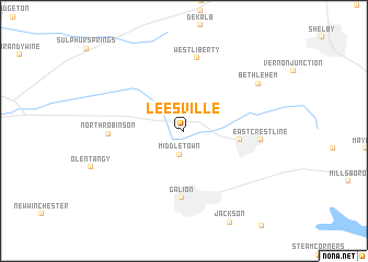 map of Leesville