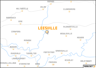 map of Leesville