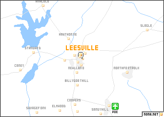 map of Leesville