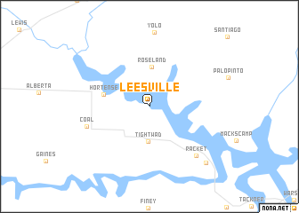 map of Leesville