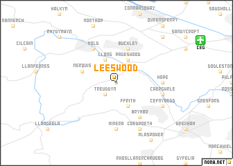 map of Leeswood