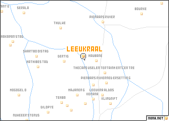 map of Leeukraal