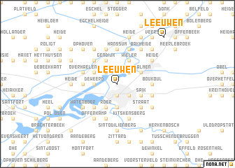 map of Leeuwen