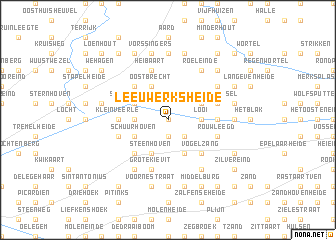 map of Leeuwerksheide