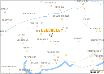 map of Lee Valley