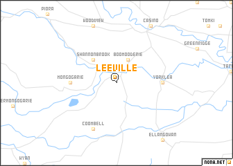 map of Leeville