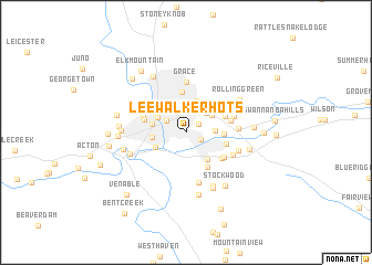 map of Lee Walker Hots