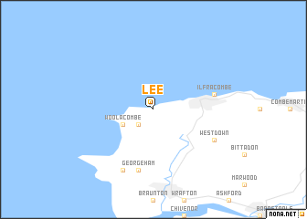 map of Lee
