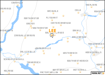 map of Lee