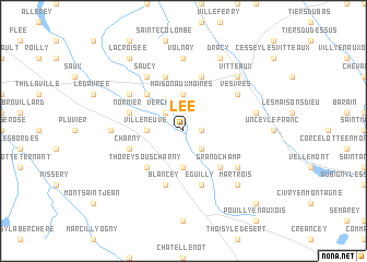 map of Lée