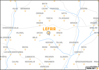 map of Lefaia