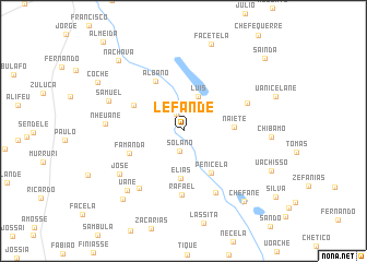 map of Lefande