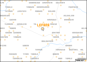 map of Léfara