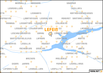 map of Le Fein