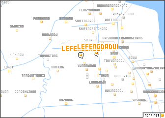 map of Lefengdadui