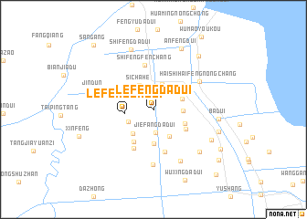 map of Lefengdadui