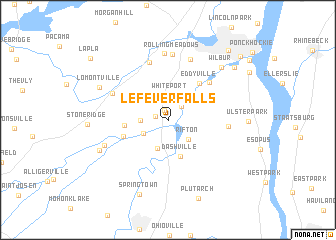 map of Lefever Falls