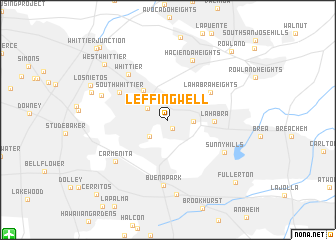 map of Leffingwell