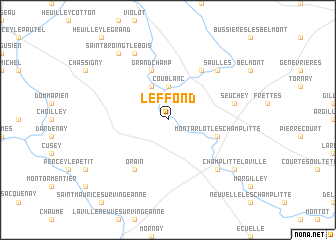 map of Leffond