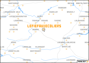 map of Le Fief aux Écoliers
