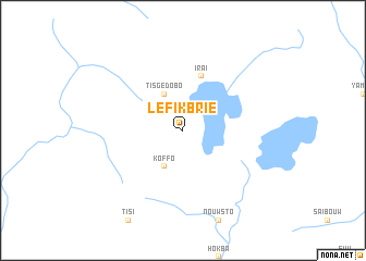 map of Lefikbrie