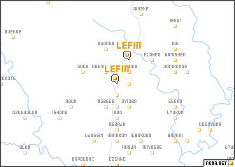 map of Lefin