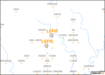 map of Lefin