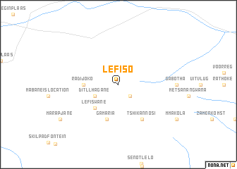 map of Lefiso