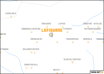 map of Lefiswane