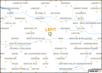 map of Le Fit