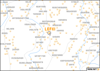 map of Lefkí
