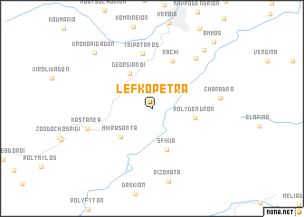 map of Lefkópetra