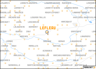 map of Le Fléau